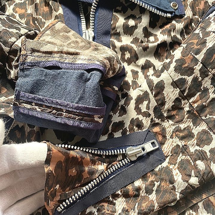sacai サカイ レオパード ダブルライダースジャケット - メルカリ