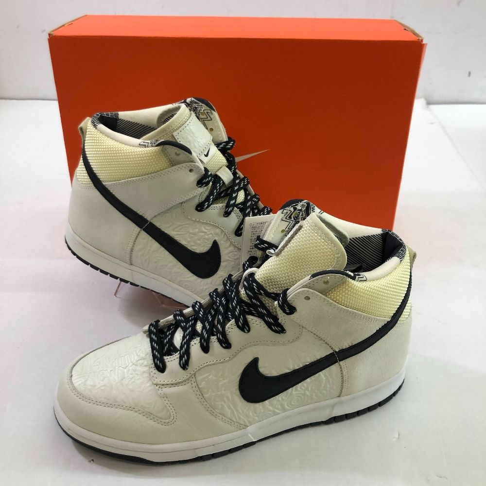 04w3197∞※【中古】 Stussy × NIKE Dunk HIGH WORLD TOUR Tokyo 