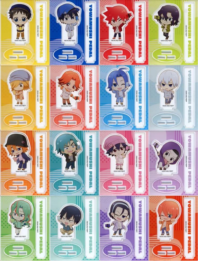 中古】アクリルスタンド・アクリルパネル 全16種セット 「弱虫ペダル