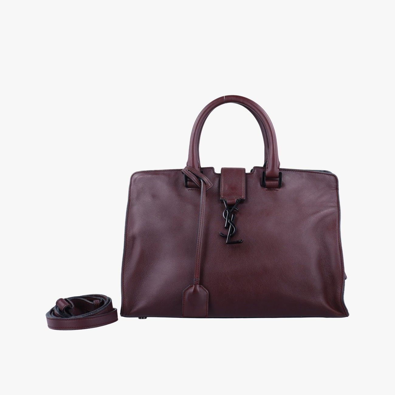 イヴサンローランYves Saint Laurentベイビーカバスボルドーレザー424869LTH424869.0616