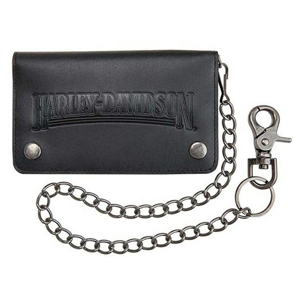ハーレーダビッドソン ウォレット 財布 エンボス レザー(本革