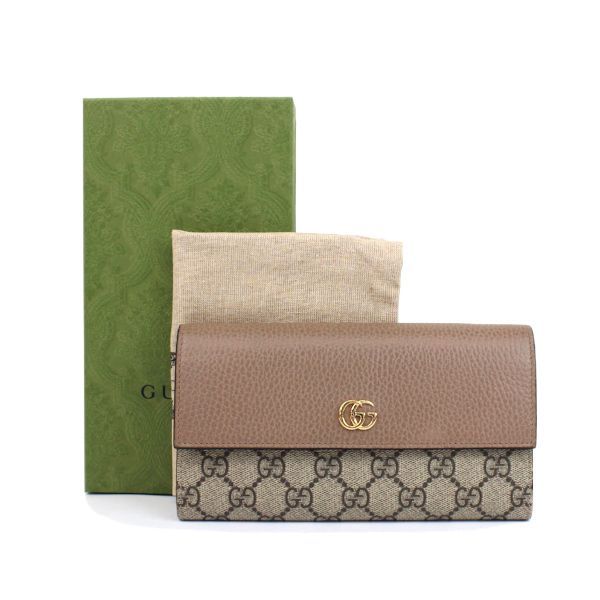 GUCCI グッチ GGマーモント 二つ折り財布