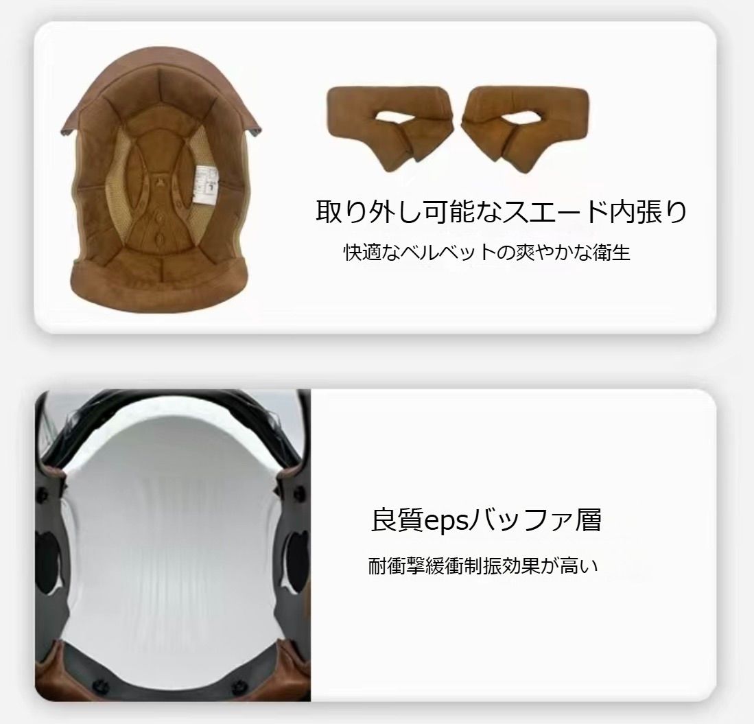 VOSS フルフェイスヘルメット トレロヘルメット M〜XXL セメントグレー