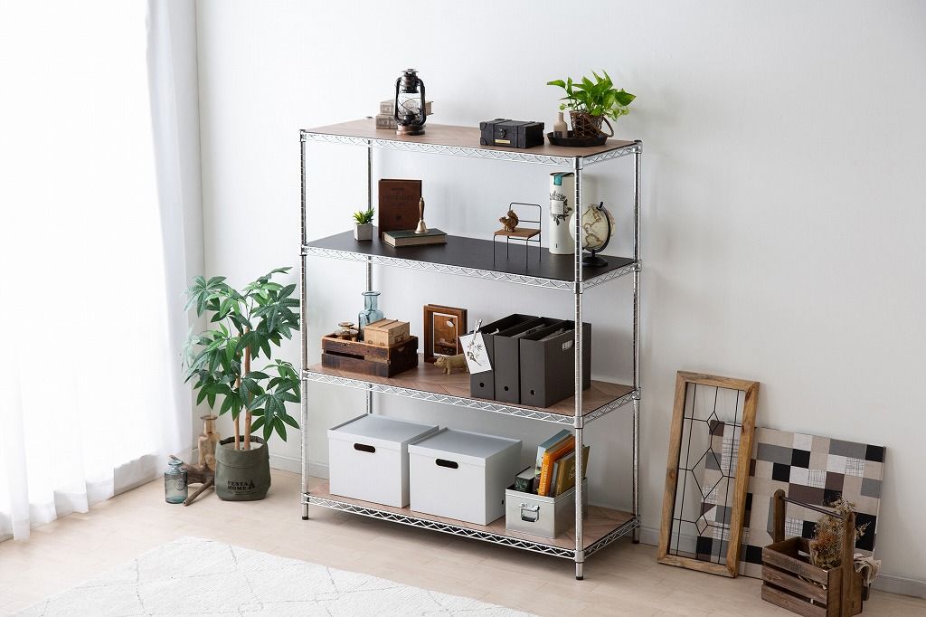 幅120×奥行46×高さ151cm 4段