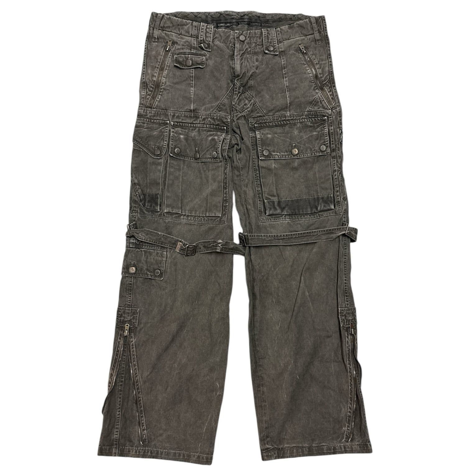 KIMINORIMORISHITA Overdyed Wideleg Cargo Pants - メルカリ