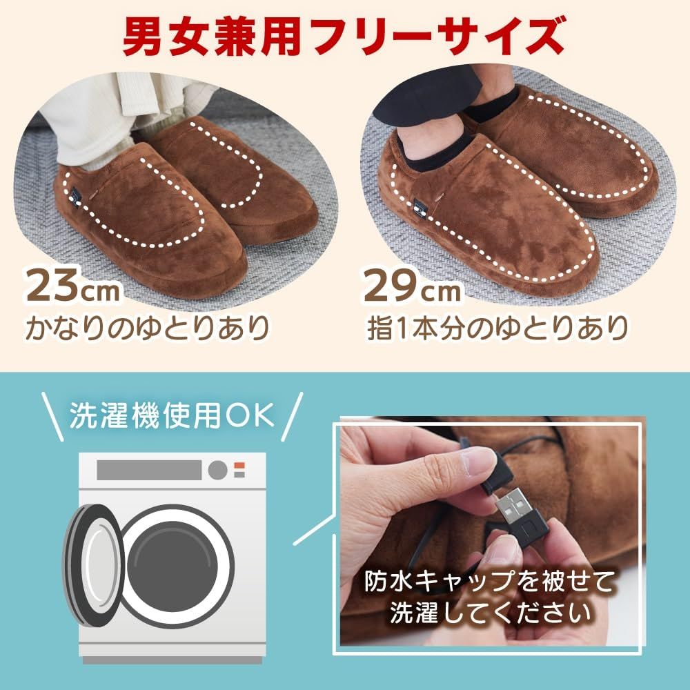 THANKO どこでも床暖スリッパ