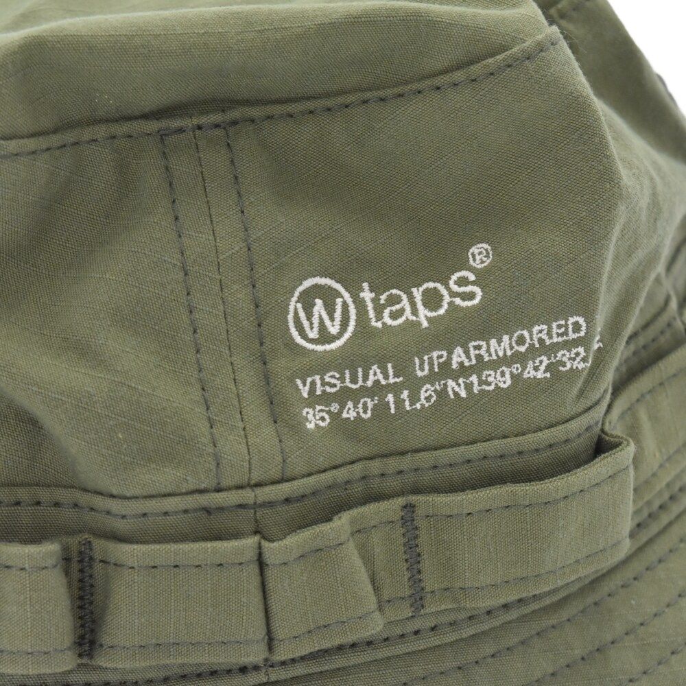 WTAPS ダブルタップス 23SS JUNGLE 02 HAT ジャングルハット バケットハット 帽子 カーキ 231HCDT-HT19585センチブリム幅