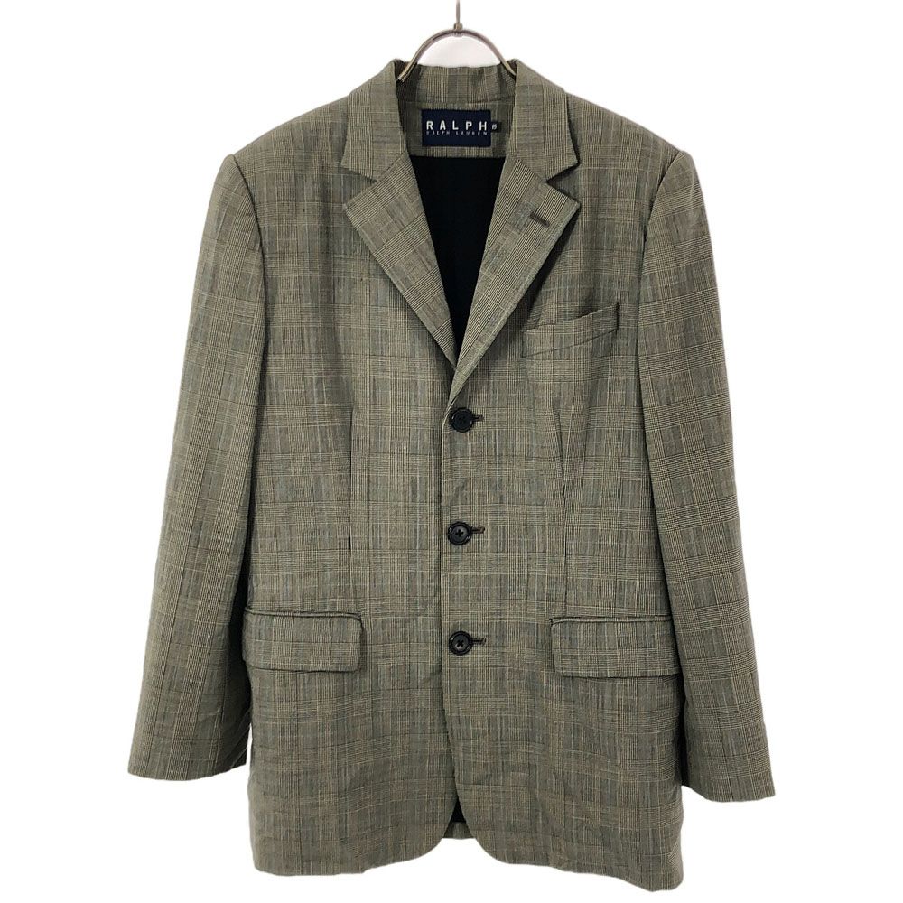 ラルフラルフローレン チェック柄 テーラードジャケット 15 グレー系