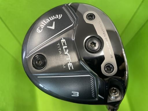 キャロウェイ ELYTE TITANIUM 3W フェアウェイウッド FW TENSEI GREEN 60 for CW ELYTE FW フレックスS メンズ 男性用 右利き 右用 Bランク ゴルフクラブ
