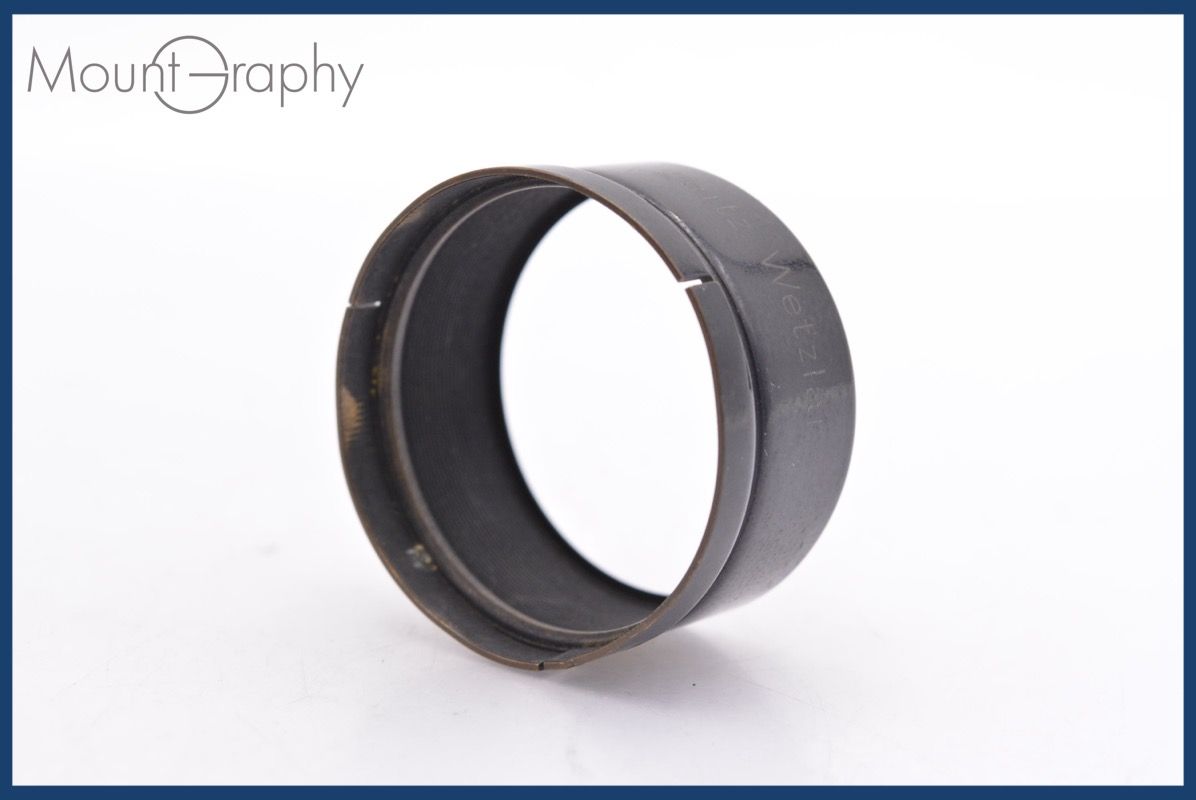 上 ライカ LEICA WETZLAR 5cm FISON エルマー フード ブラック 完動 同梱可 mj2489
