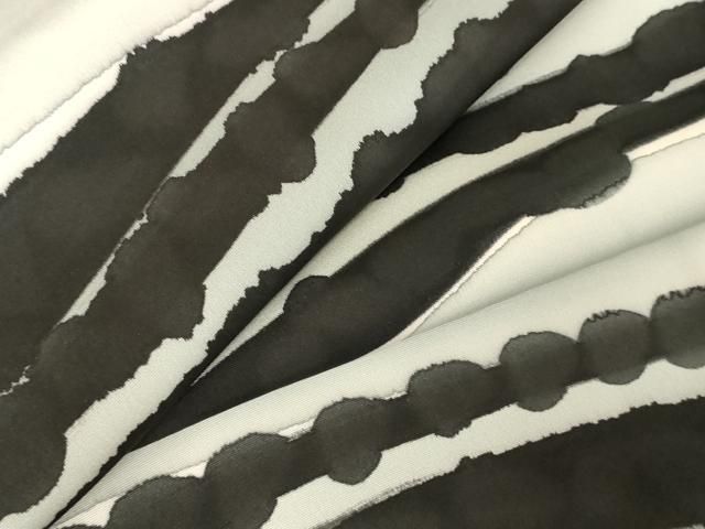 平和屋着物○染色作家 斉藤三才 小紋 波文 正絹 逸品 AAAW5360br