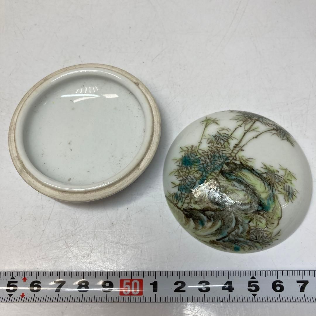 中国古玩　粉彩　香合A   6.8㎝　東さ6-0208③ 中国古玩 粉彩 香合A 6.8㎝ 東さ6-0208③ - メルカリ