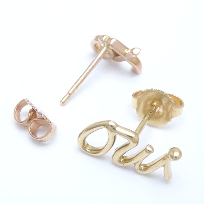 TIFFANY&Co. ティファニー ラブ&キス Oui ピアス シングルピアス2点