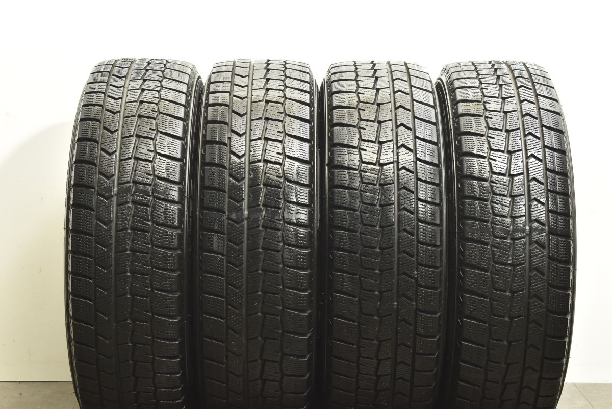 【バリ溝 国産 】175/65R15 ダンロップ ウィンターマックス WM02 バリ溝】AZスポーツ 15in 5.5J +45 PCD100 ダンロップ