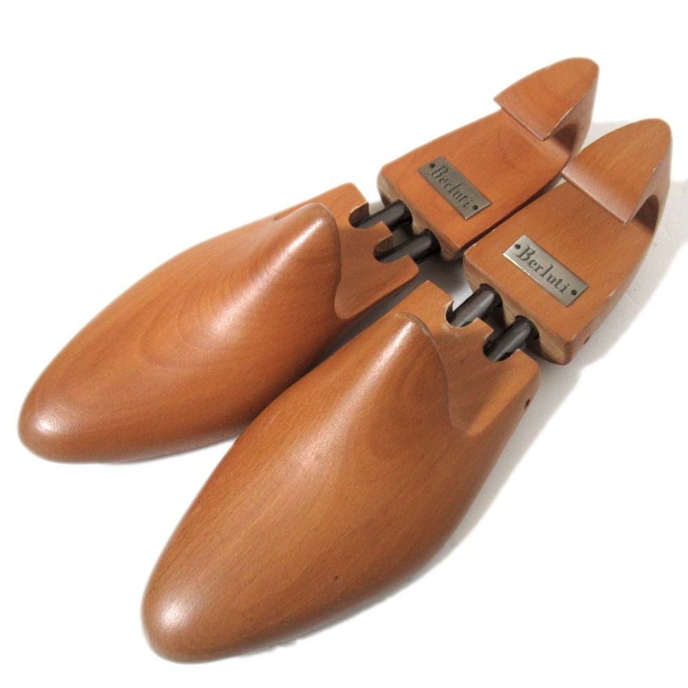 美品 Berluti ベルルッティ ウッド シューツリー シューキーパー 8サイズ ブラウンベージュ メンズ 古着 中古 USED