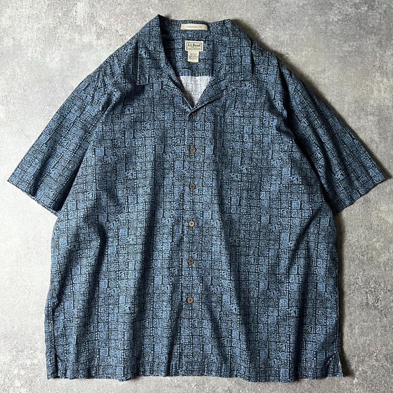 エルエルビーン 00s S/S オープンカラーシャツ L 短丈 エルエルビーン 00s S/S オープンカラーシャツ L 短丈 - メルカリ