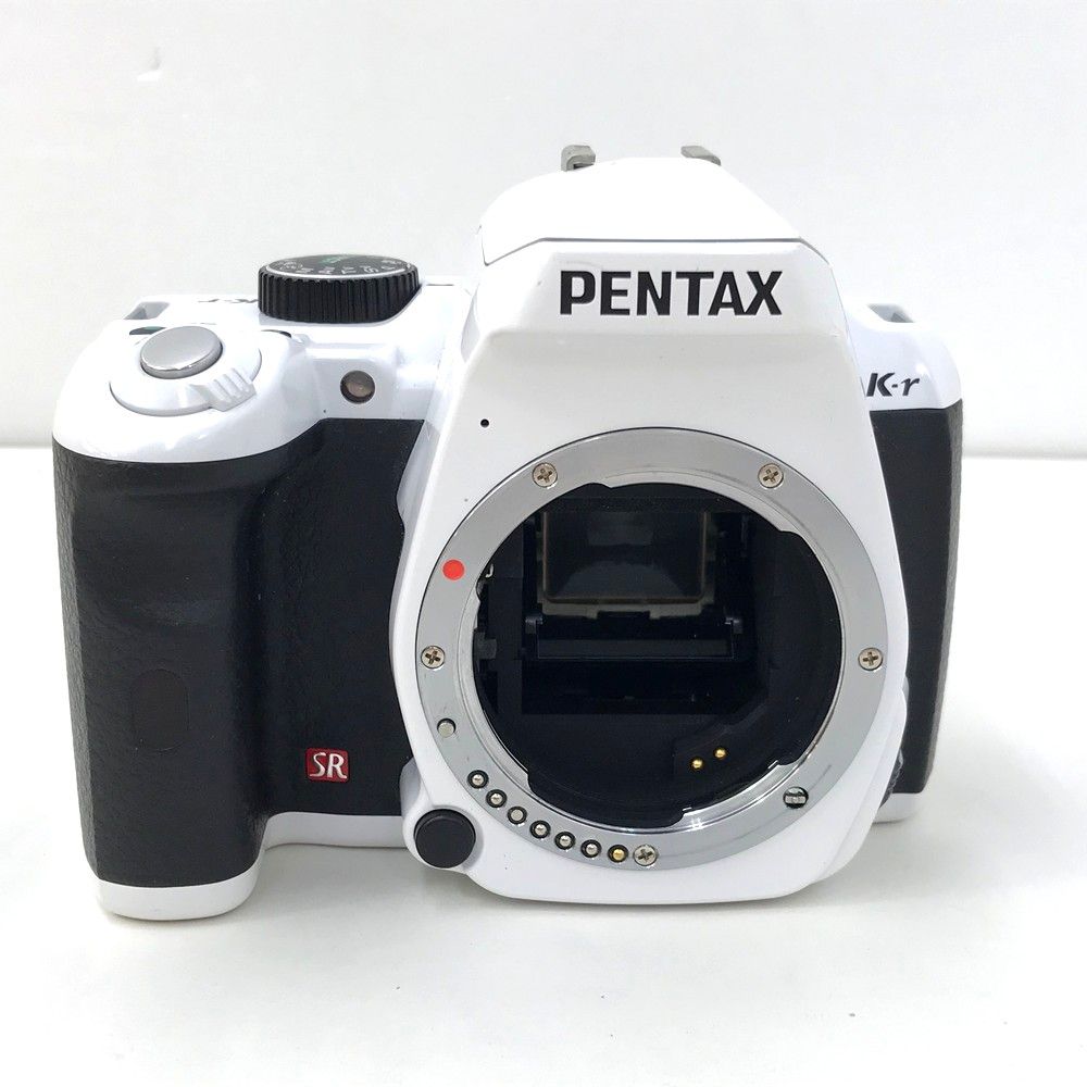 PENTAX ペンタックス K-r デジタル一眼レフカメラ ホワイト×ブラック 1:3.5-5.6 18-55mm AL 動作確認済 - メルカリ