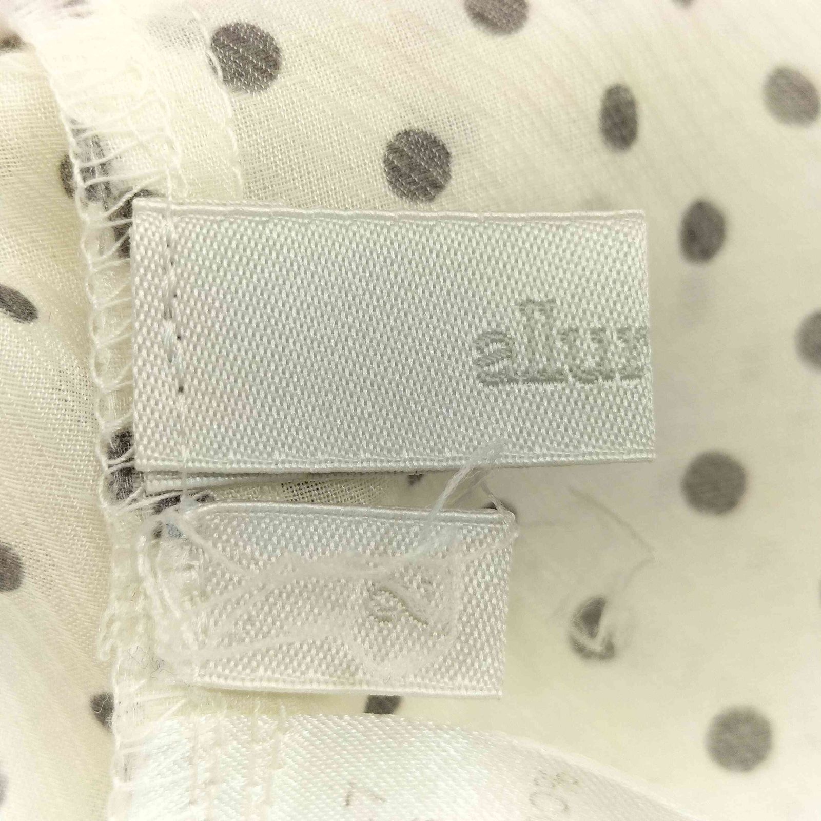 新品未使用【23SS】allureville アルアバイル ドットフリルブラウス PONTOGLIOフリルカラーブラウス | allureville (Women