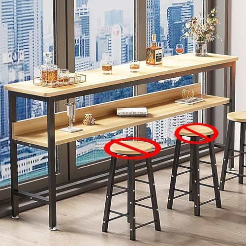 カウンターテーブル コンソールテーブル ハイテーブル 高さ103cm バーテーブル 収納バスケット付き 簡単な組み立て ソリッドベース ラウンド ASQUAR カウンターテーブル コンソールテーブル ハイテーブル 高さ