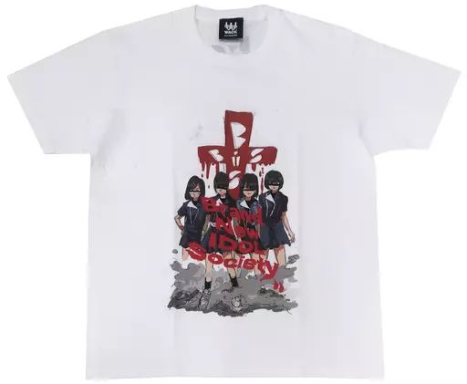 中古】衣類 BiS×JUN INAGAWA コラボレーションTシャツ ホワイト