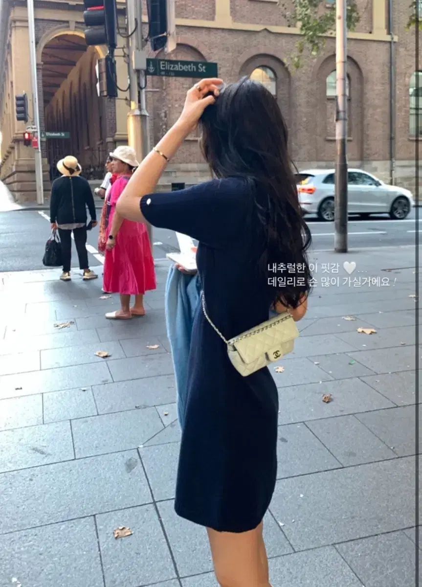 ルプレイン ネイビーニットワンピース