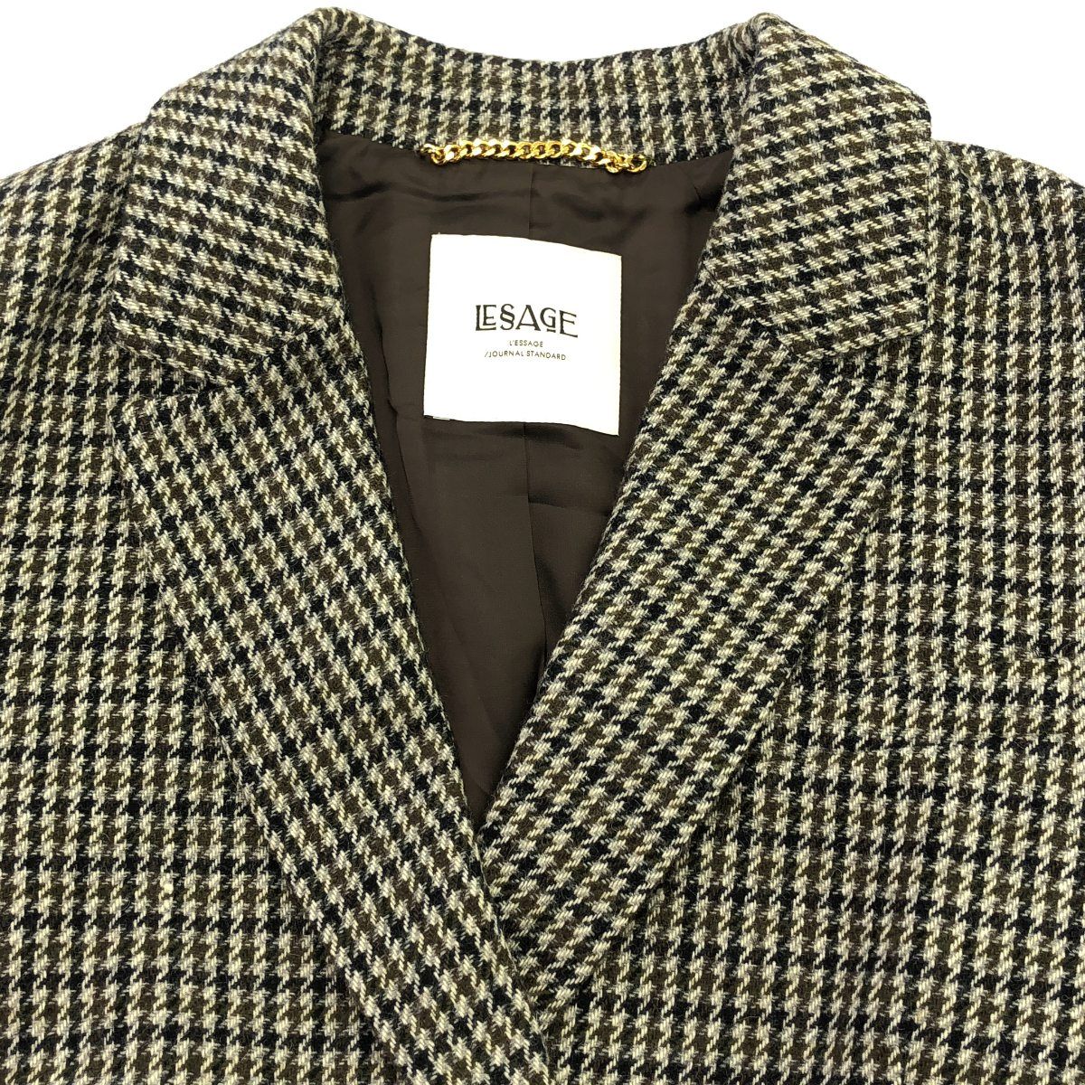 JOURNAL STANDARD - JOURNAL STANDARD L'ESSAGE ジャーナルスタンダード レサージュ 23AW ツイードクロップドジャケット 23010370210030 グレー F JOURNAL STANDARD L'ESSAGE ジャーナルスタンダード レサージュ 23AW