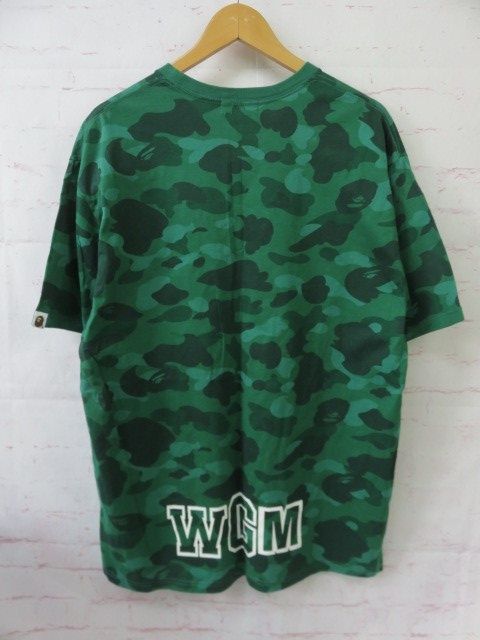 中古】A BATHING APE ｱﾍﾞｲｼﾝｸﾞｴｲﾌﾟ Tｼｬﾂ 半袖 ｶﾓﾌﾗ ｼｬｰｸ