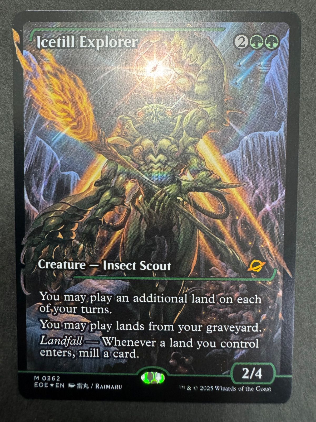 MTG 氷耕しの探検家 英語 foil ショーケース ジャパンショー