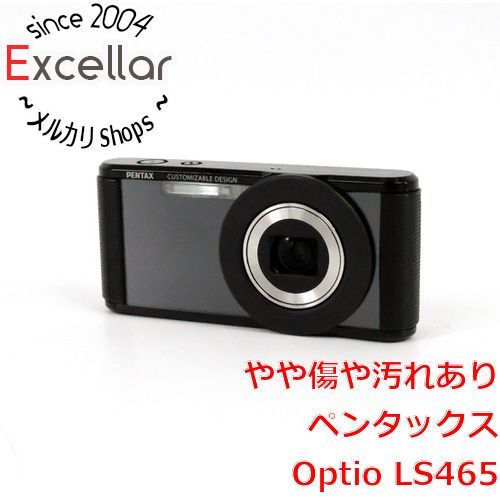 bn:17] PENTAX製 Optio LS465 ブラック/1600万画素 訳あり 元箱あり 