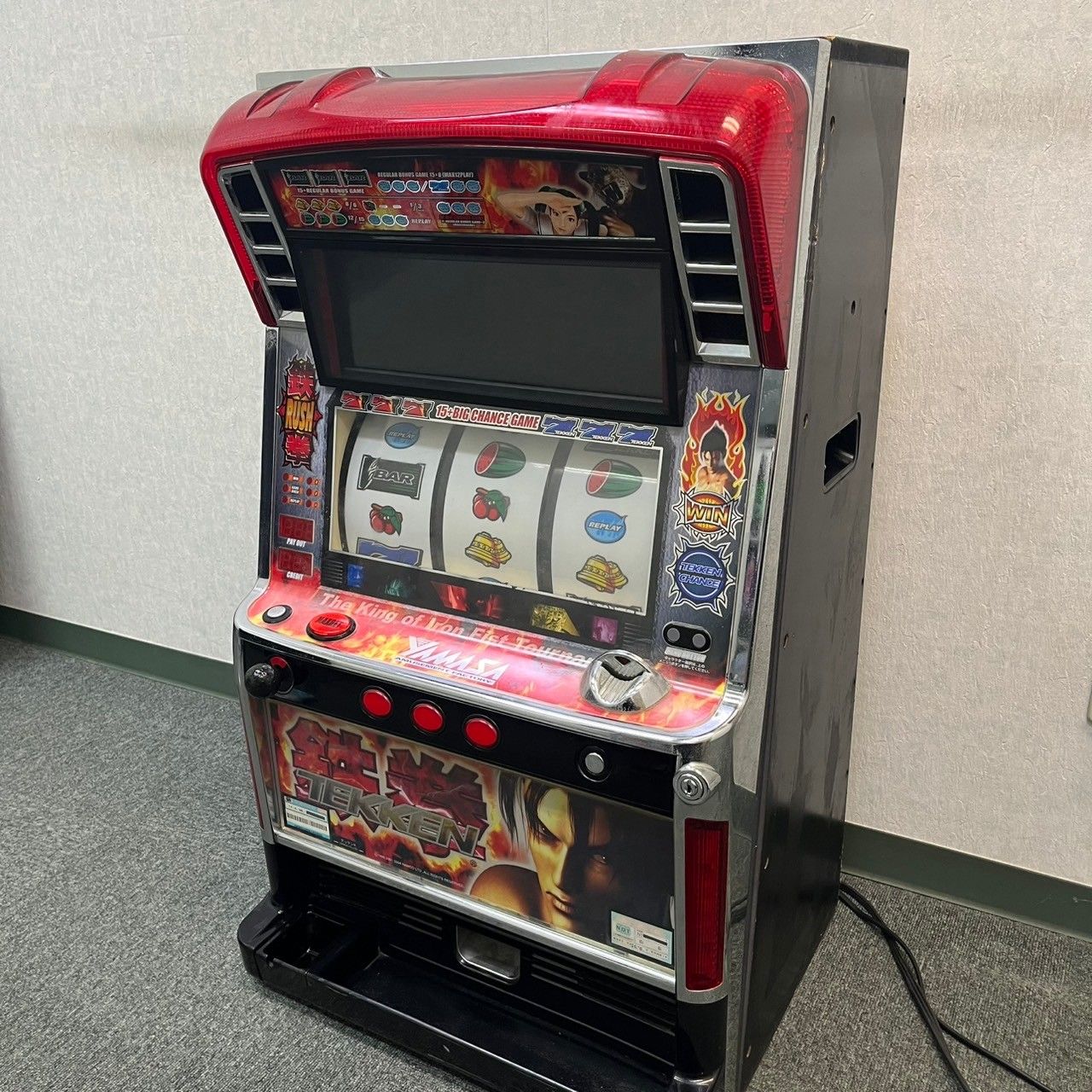 ジャンク】山佐 パチスロ スロット実機 鉄拳 動作未確認 - メルカリ