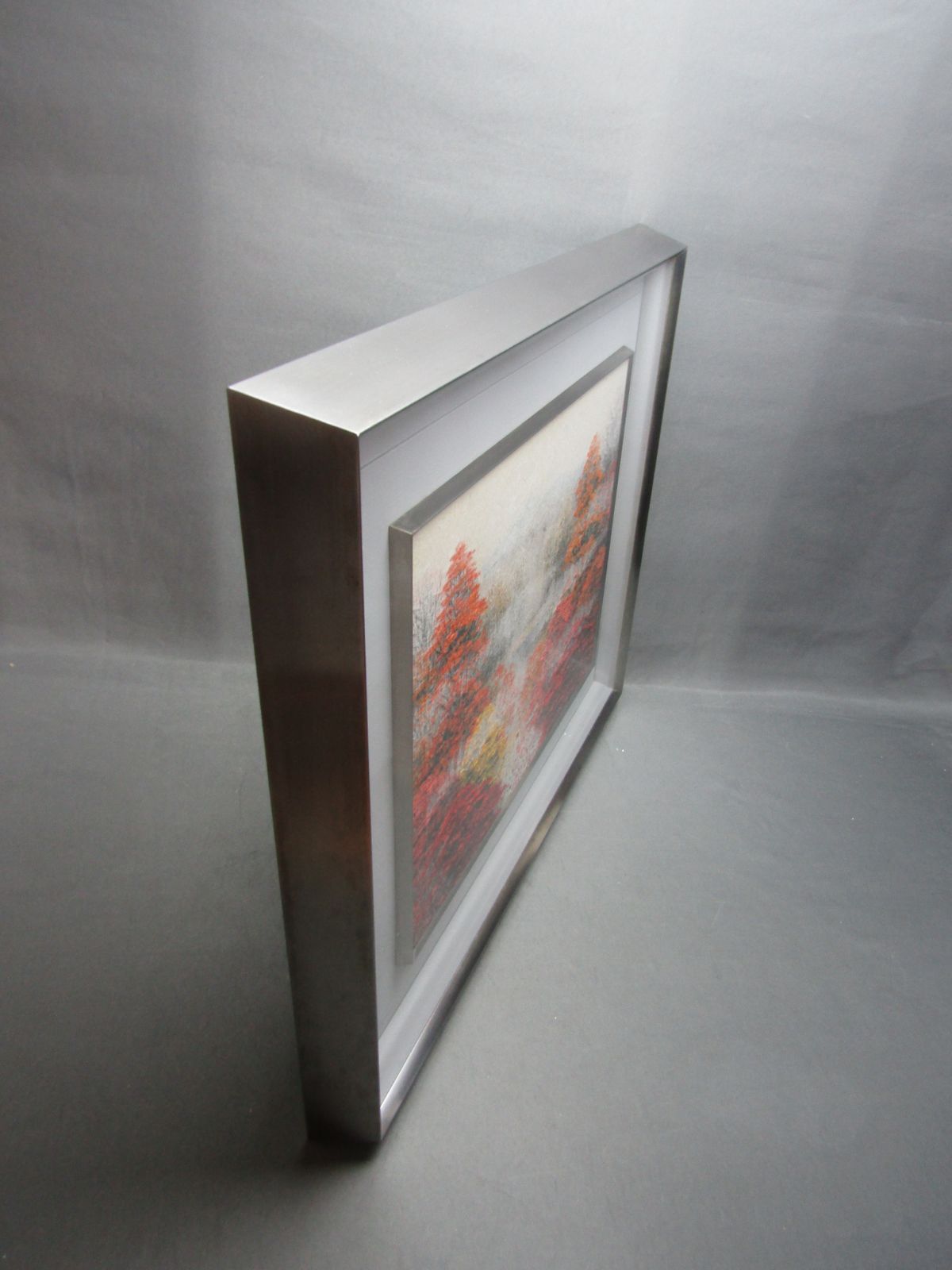 ちぎり絵 山内一生 「錦秋」 額装品 人間国宝 小原和紙工芸 - メルカリ