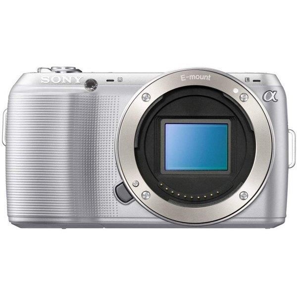 ソニー SONY NEX-C3 ダブルレンズキット シルバー NEX-C3D/S SDカード