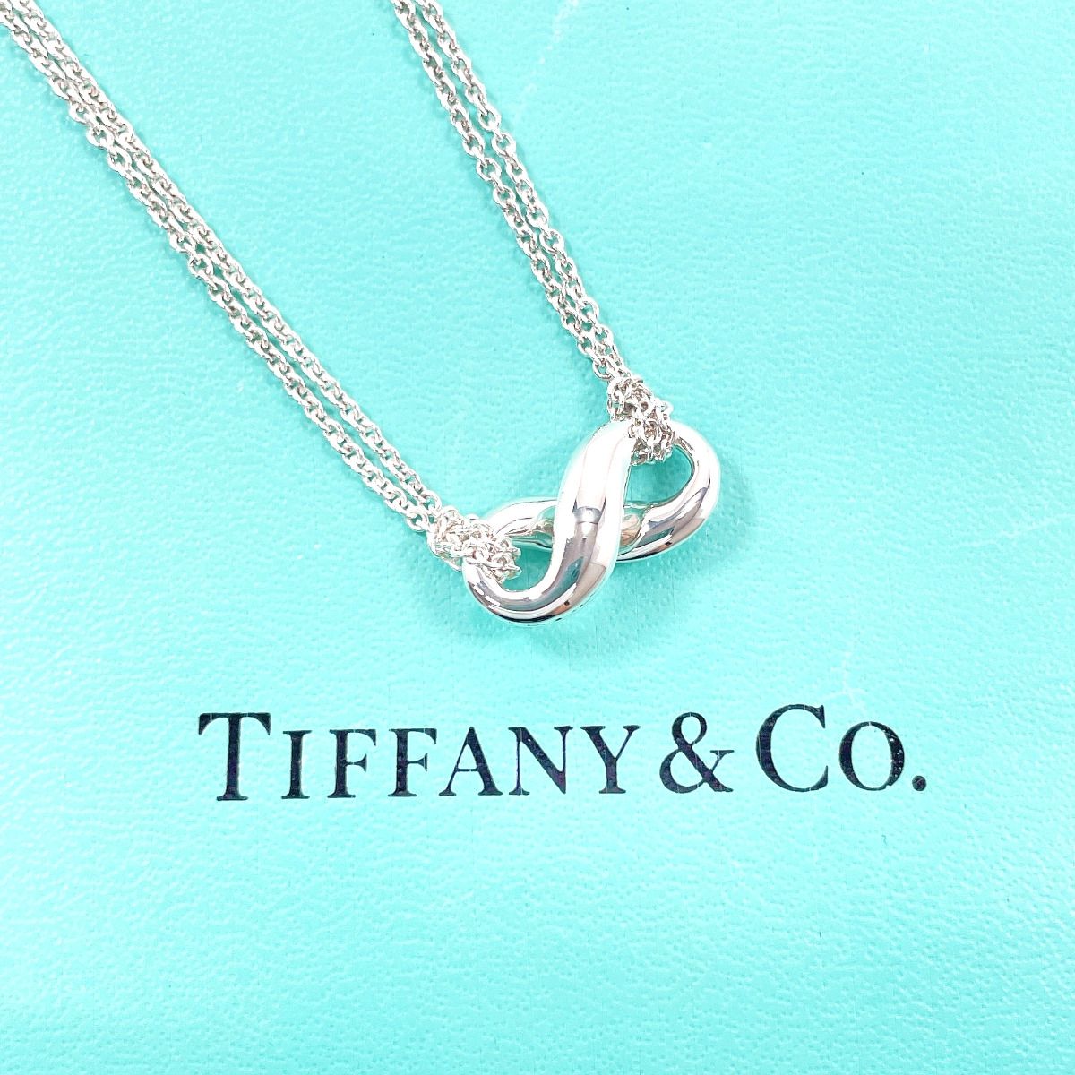 【美品】TIFFANY インフィニティネックレス シルバー ティファニー ネックレス インフィニティ シルバー - メルカリ
