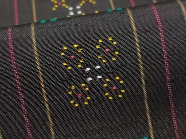 平和屋着物○上質な紬 花織 吉祥文 正絹 逸品 CAAR8256vf - メルカリ 