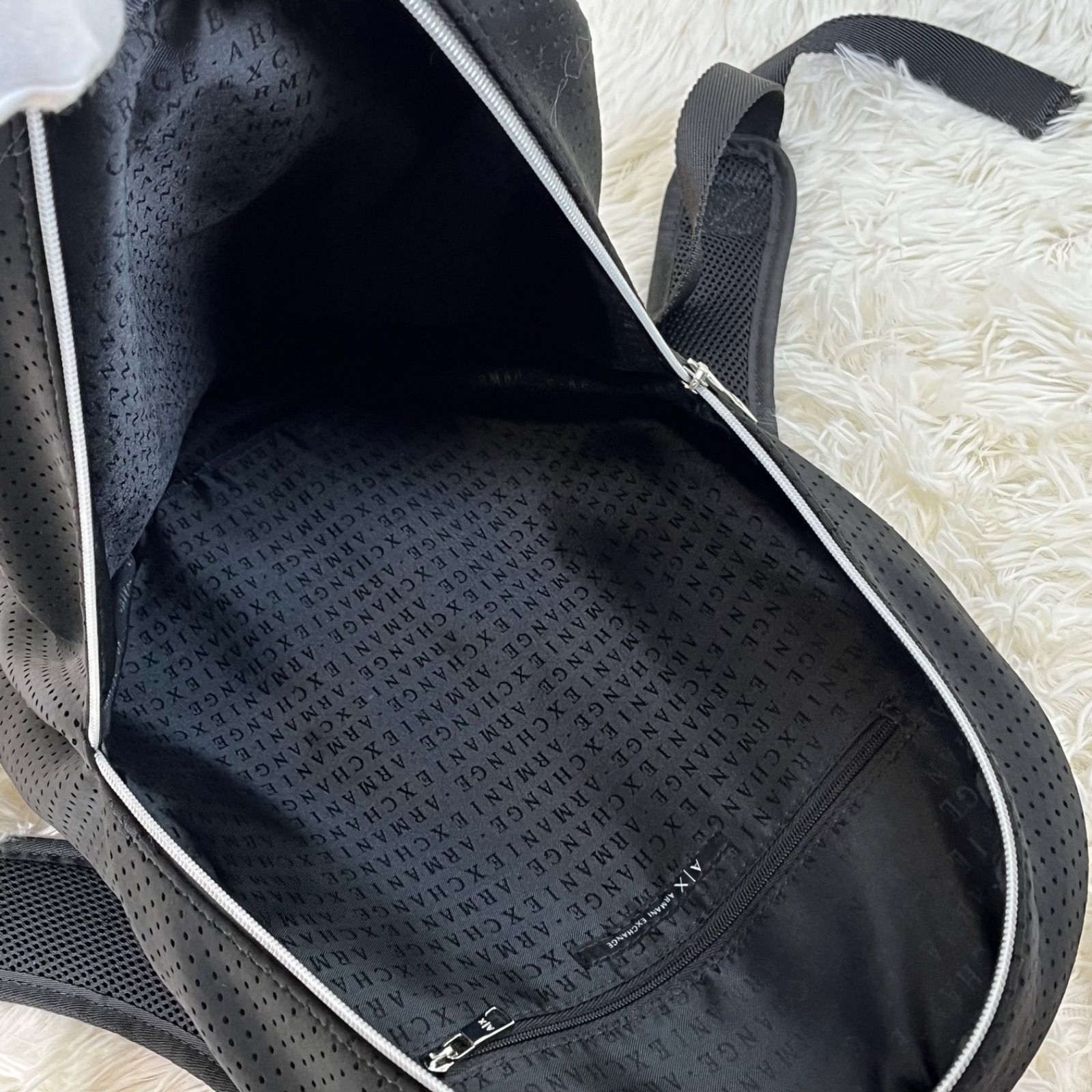 未使用級　ARMANI EXCHANGE リュック　AX-20 ブラック 未使用級 ARMANI EXCHANGE リュック AX-20 ブラック - メルカリ