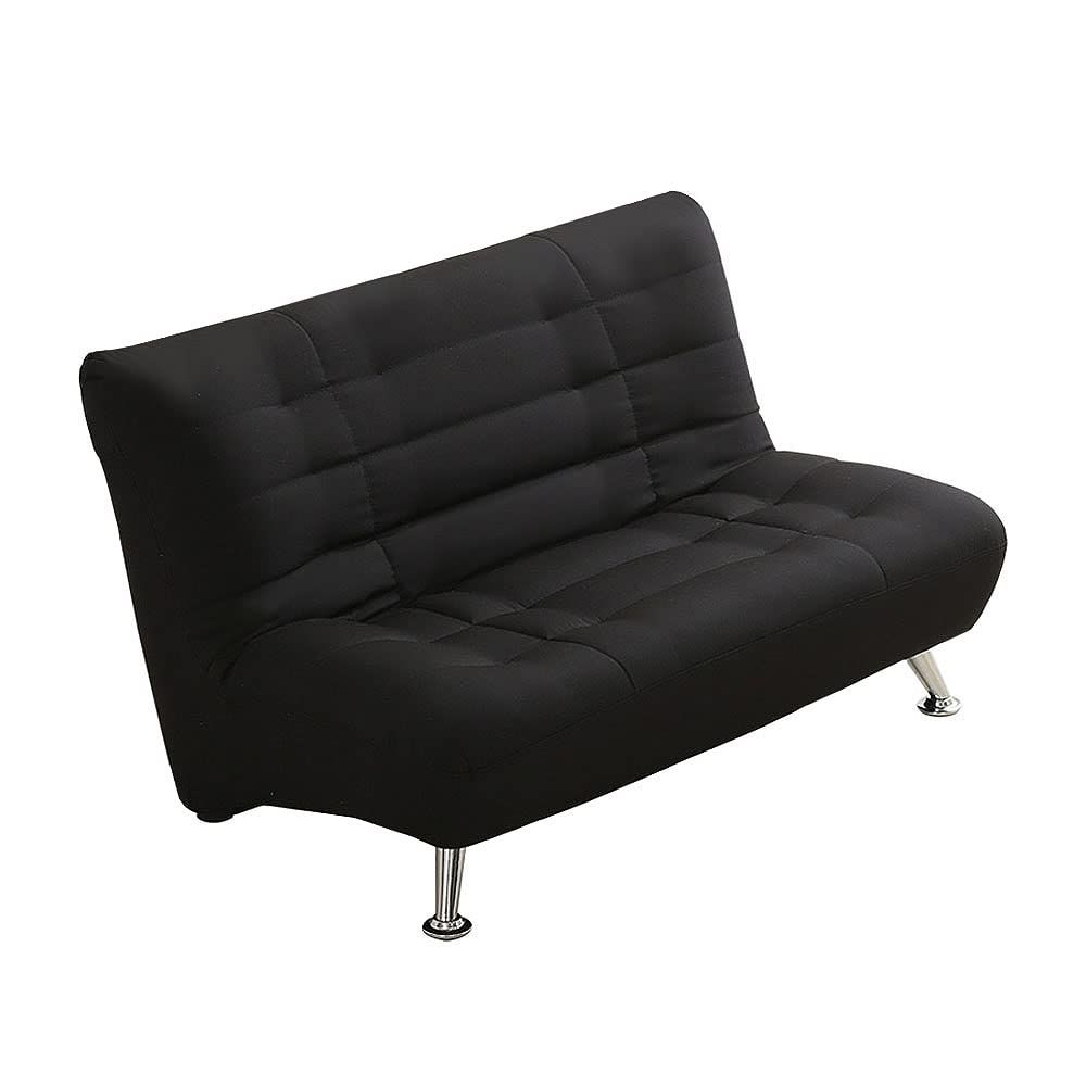 アーバン通商 コンパクトソファ マフィン ブラック 省スペース 2人掛け AZ-3166 2P