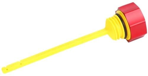 PERFOMANCE MAGNETIC トランスミッション オイルディップスティック CURVED レッド 2017年以降ツーリング トライクモデル