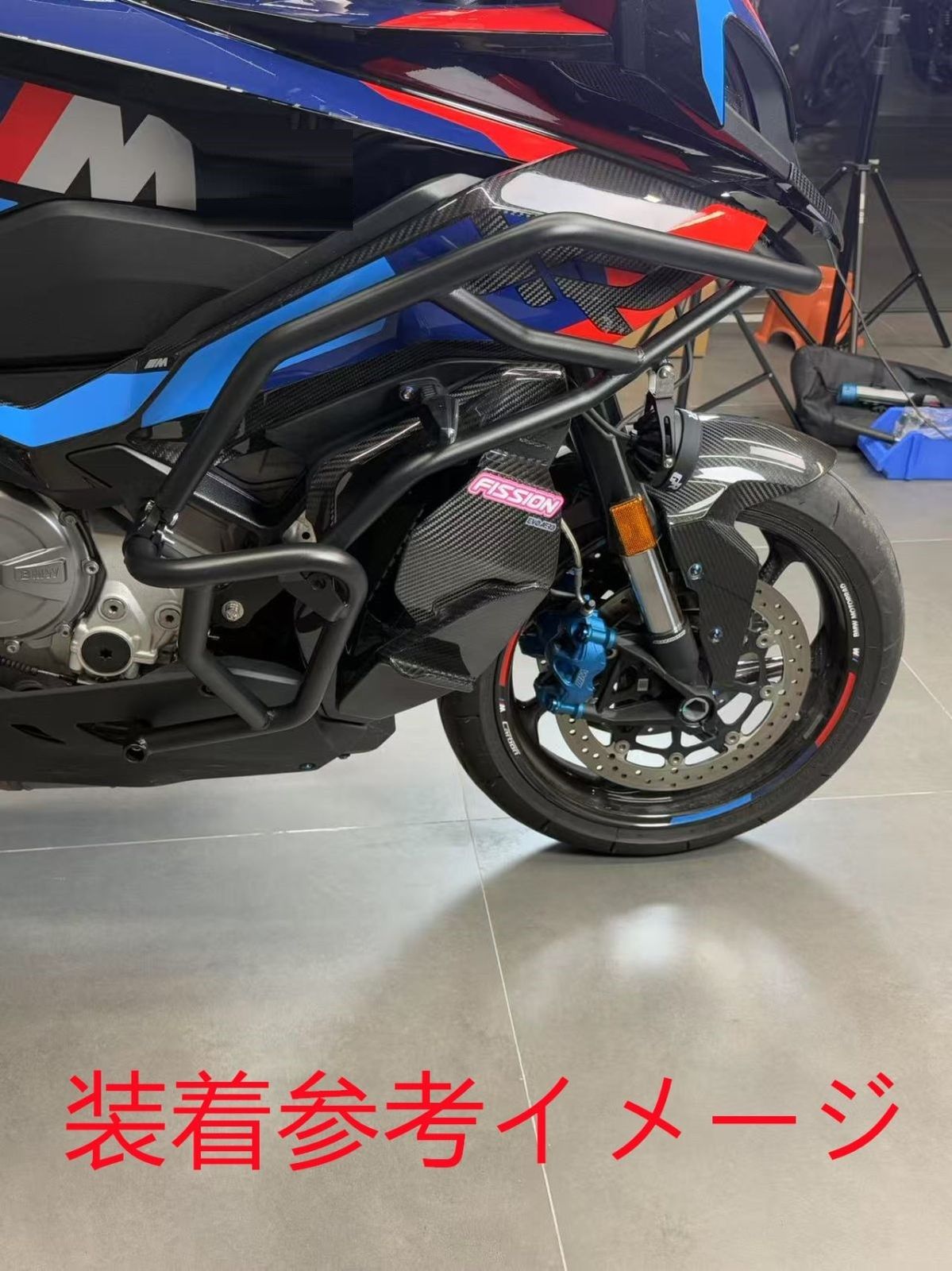 BMW用 M1000XR 2025 以降 ステンレス アッパー エンジンガード 銀 FFCRYSTALESIA_COM