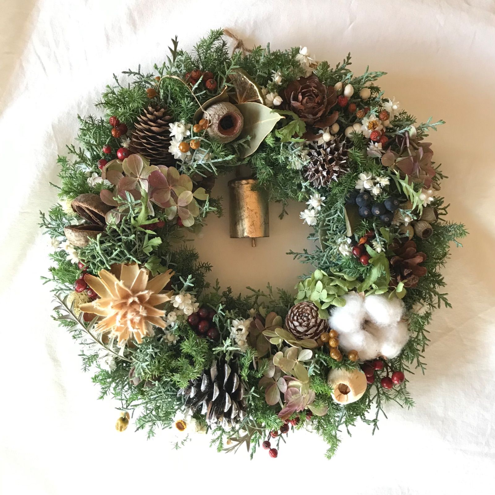 アンティークなクリスマスリース❁︎