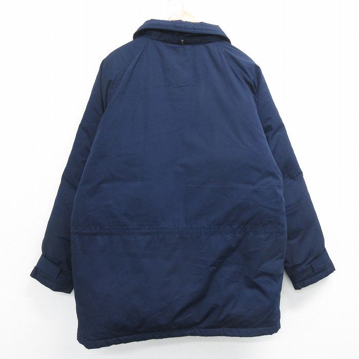 XL/古着 Wear Guard 長袖 ダウン ジャケット メンズ 00s KABACK 大きいサイズ ロング丈 ラグラン 紺 ネイビー 24jan11 中古 アウター XL/古着 Wear Guard 長袖 ダウン ジャケット メンズ 00s KABACK