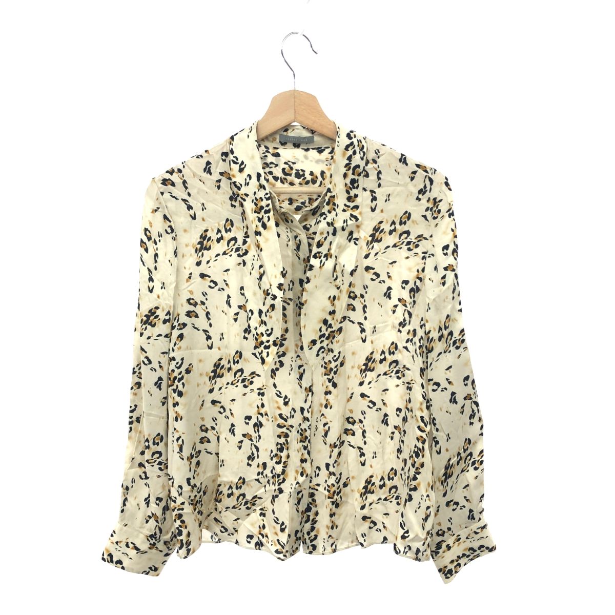 theory luxe セオリーリュクス JILL/22SS/LEOPARD PRINT ボウタイ 