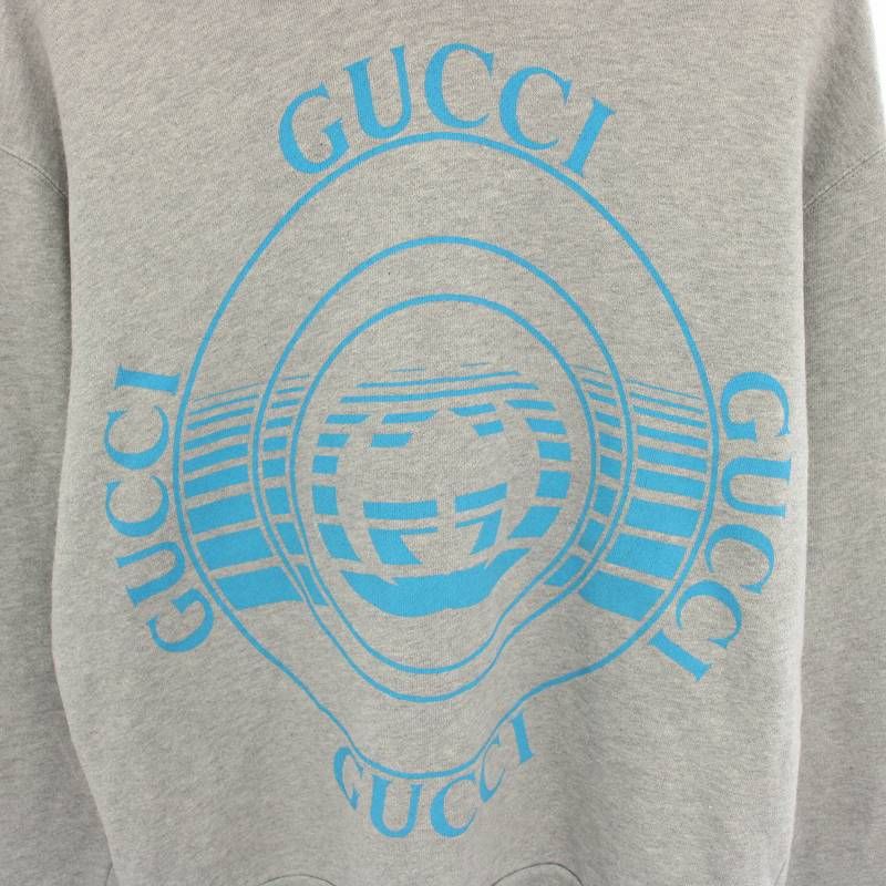 GUCCI グッチ インターロッキングGフーデッドスエットシャツ M