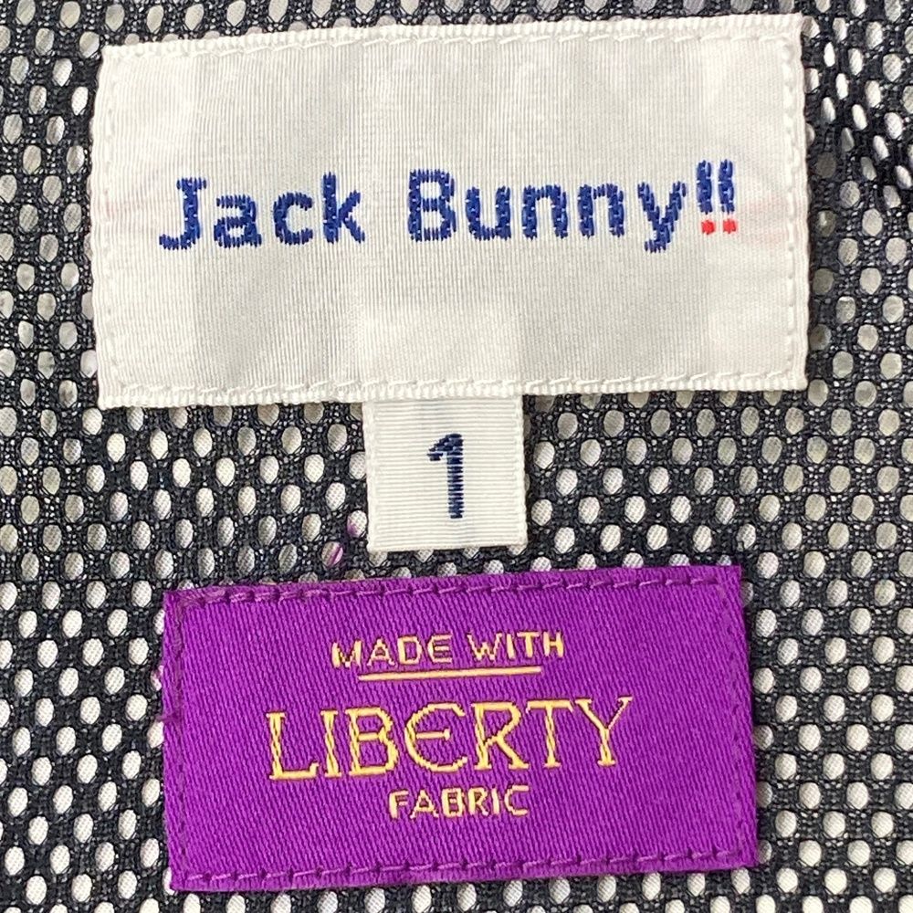 サイズ：1 JACK BUNNY ジャックバニー ジップ ナイロンジャケット 花総