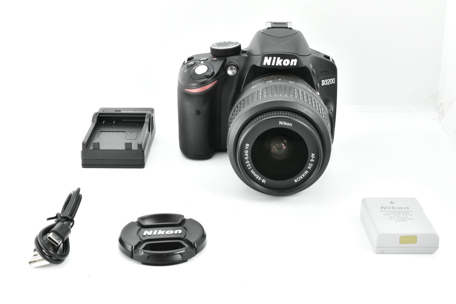 美品 シャッターカウント 2776回】Nikon D3200 DSLR w/ AF-S