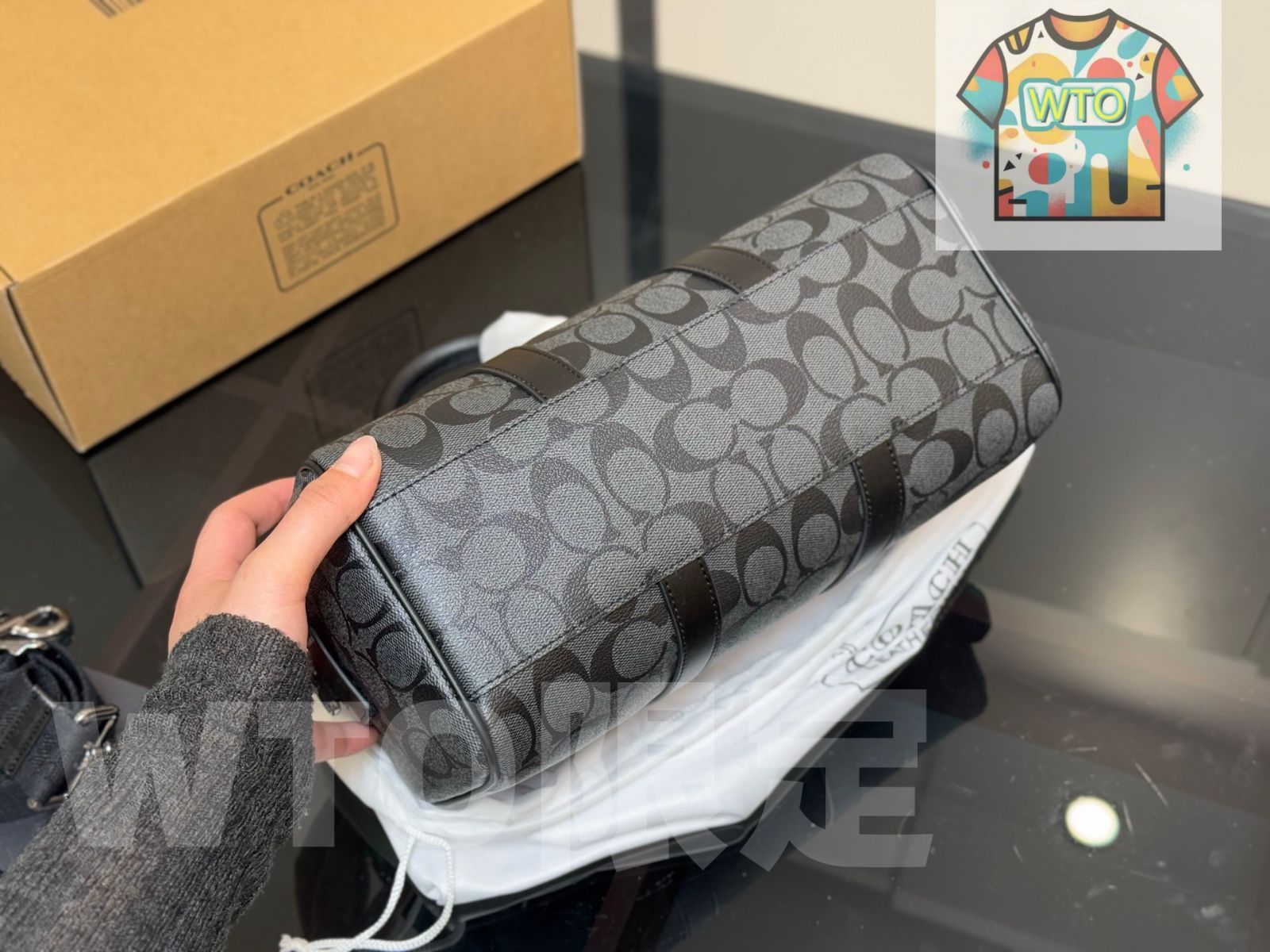 出品当日割⭐️Coach⭐️モノグラム バックパック COACH】モノグラム 大人のランドセル☆日本未発売 ☆ 送料無料