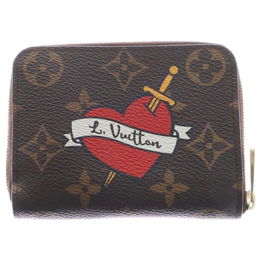 LOUIS VUITTON ルイヴィトン モノグラム コインケース PVC ジッピー コインパース モノグラム コインケース PVC ブラウン