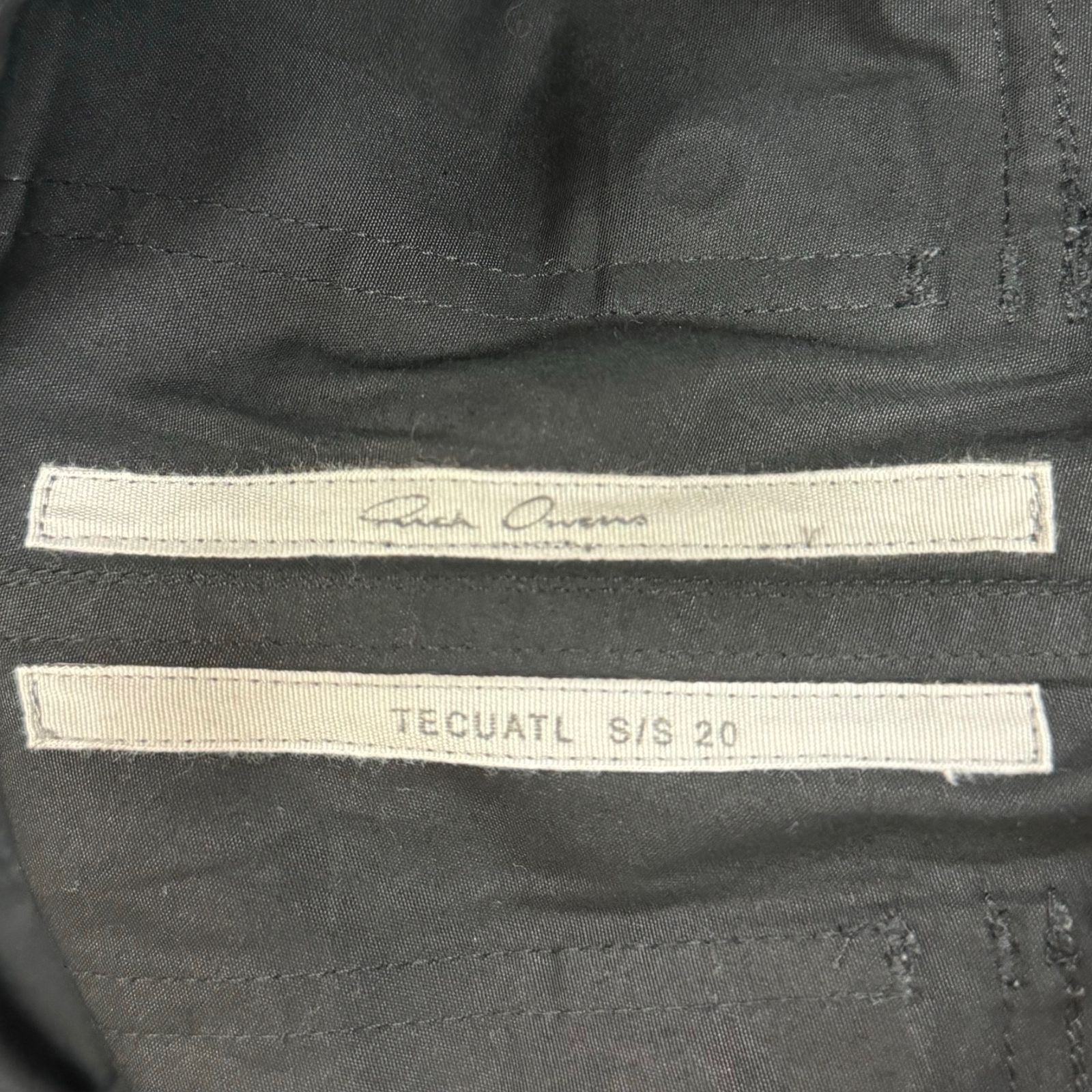 国内正規 Rick Owens 20SS Mega Laced Cargo Trousers RU20S7371-TEEW3 