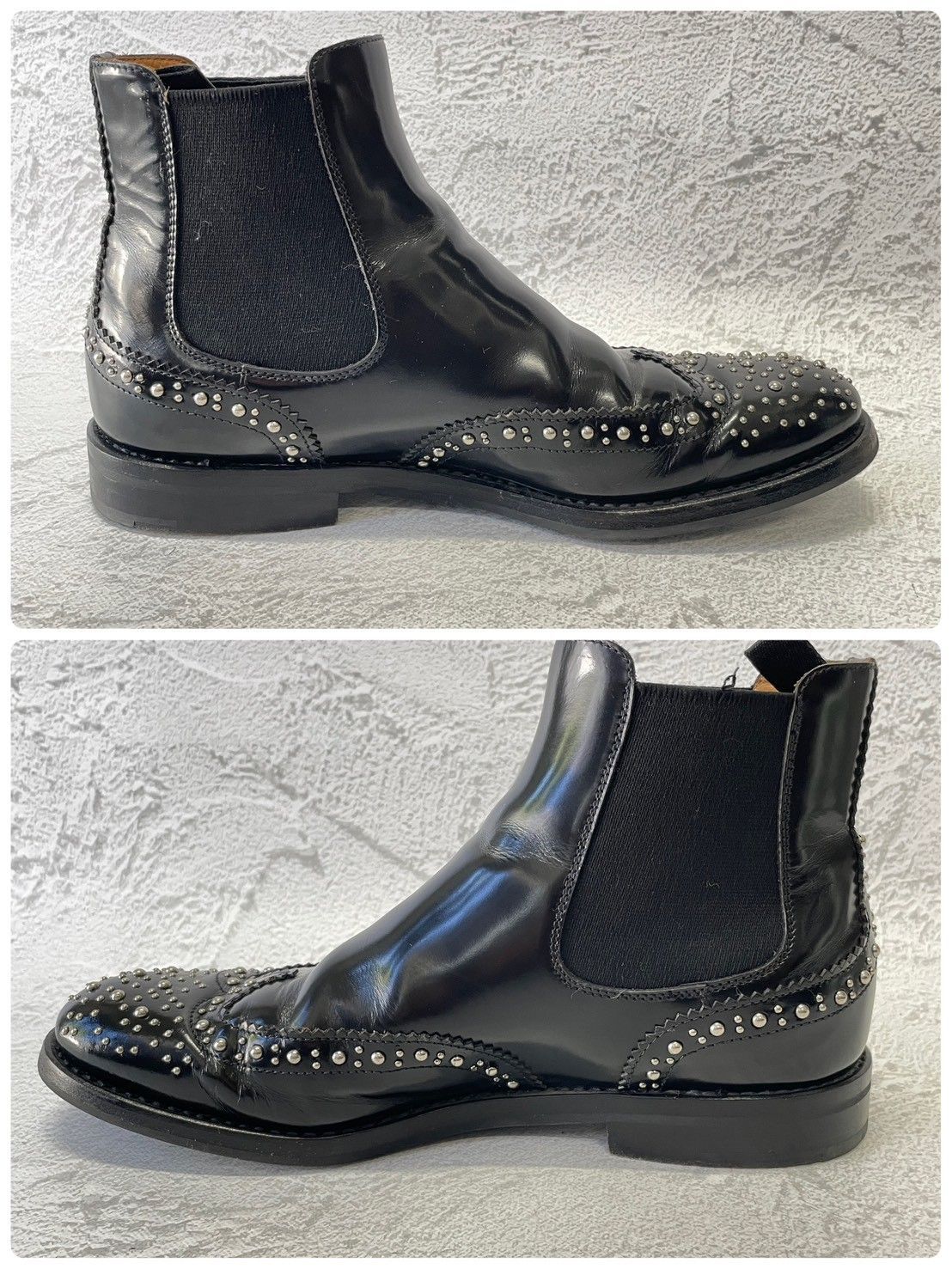 スタッズ チェルシーブーツ