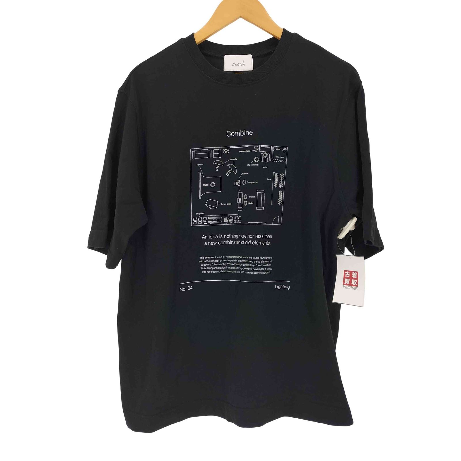 トップス soerte 4 pattern assort graphic Tee 4 pattern assort graphic Tee/4パターンアソートグラフィックT