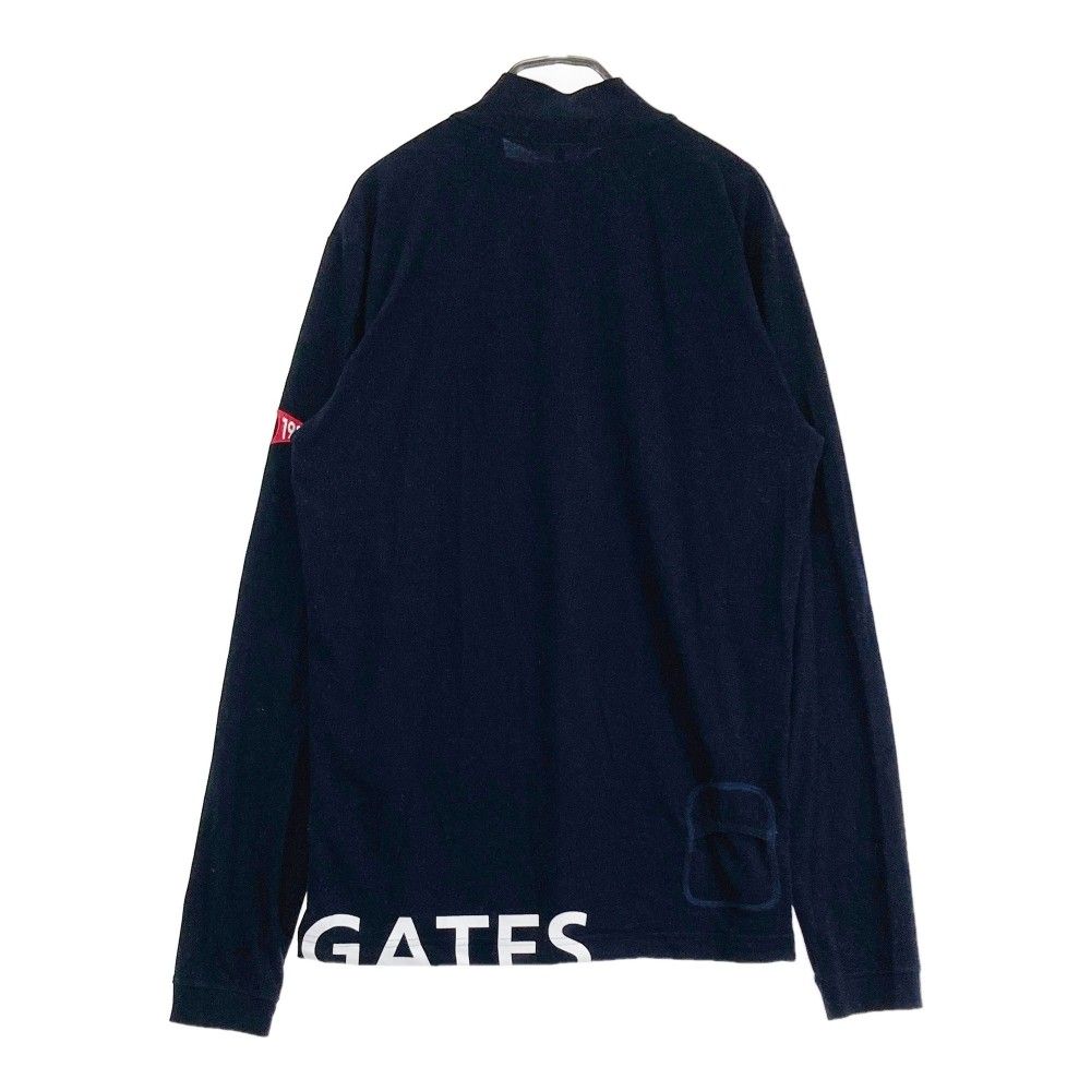 サイズ 5 PEARLY GATES パーリーゲイツ 長袖ハーフジップTシャツ ブラック系 240101464240 ゴルフウェア メンズ ストスト